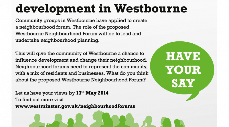 Westbourne Forum and Westminster Council consultation