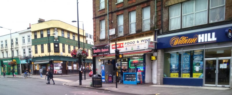 Row of Shops on the North West Corner of Westbourne ward