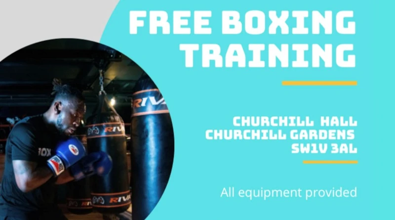 Free Boxing Training Churchill Hall, Churchill Gardens SW1V 3AL All equipment provided