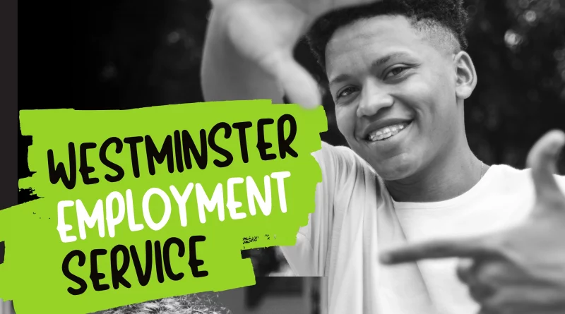 Westminster Employment Service Youth Flyer header