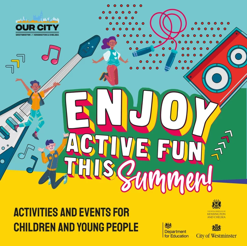 Activities and events for children and young people

https://ourcity.org.uk

Enjoy actve fun this summer