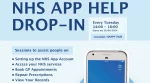 NHS app help drop in